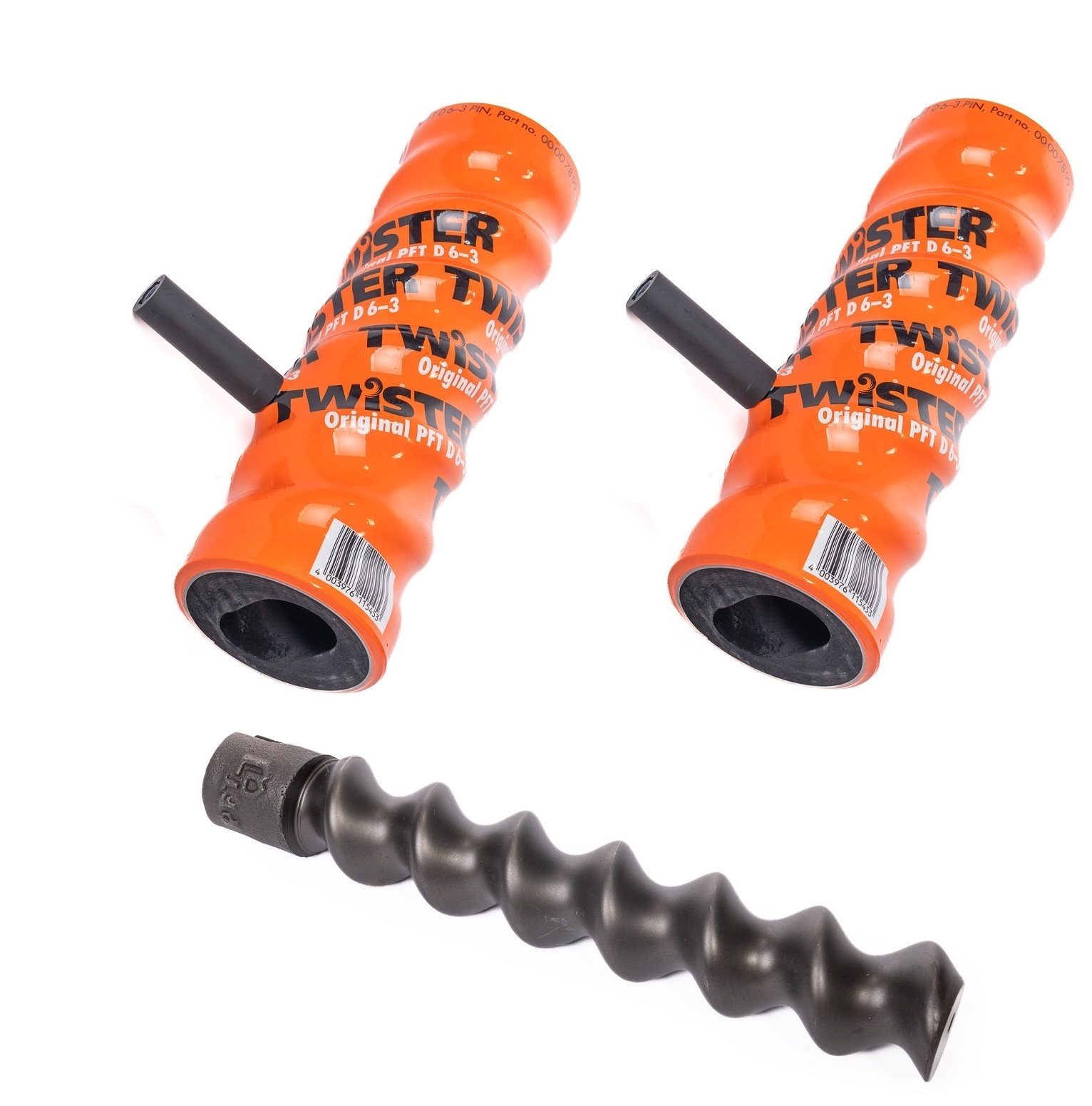 Stator Twister PFT D6-3 + Rotor PFT D6-3 / komplet 2+1 + Mieszadło ...