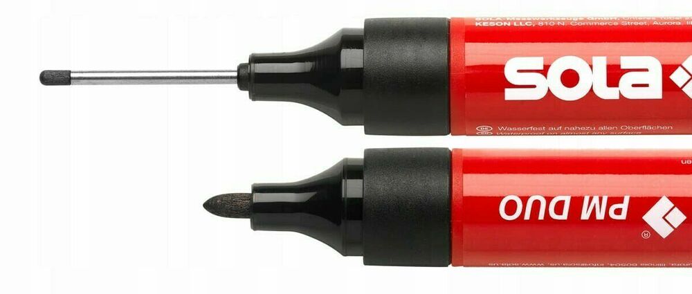SOLA PM DUO Marker permanentny dwustronny cienki