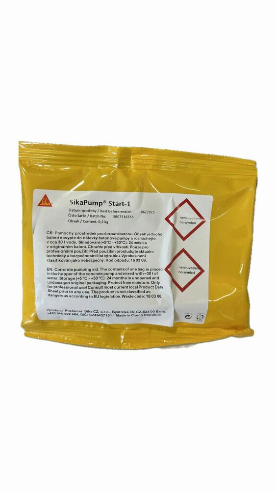 SikaPump® Start-1 – Preparat do smarowania rurociągów tłocznych przy pompowaniu betonu - WORECZEK 200g
