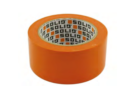 Taśma PVC Wodoodporna Taśma do Zabezpieczania 48mm x 33m POMARAŃCZOWA SOLID - 5628