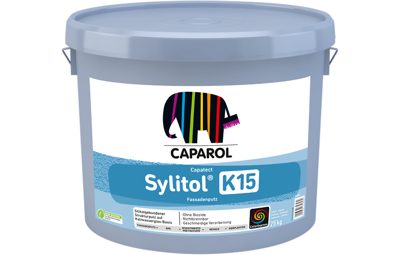 Caparol Sylitol Fassadenputz K15 25kg - cienkowarstwowy tynk silikatowy