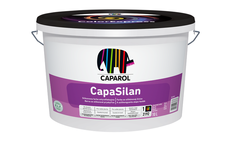 Caparol CapaSilan 10l - silikonowa farba wewnętrzna, głęboki mat, antyreflex