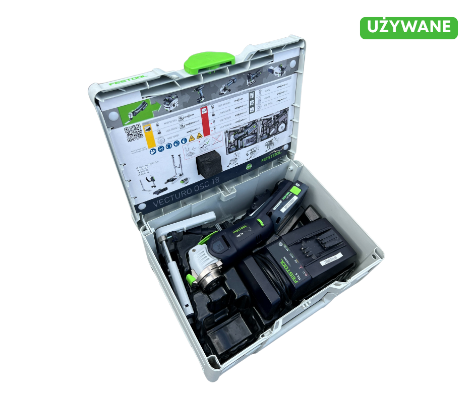 Festool Akumulatorowe urządzenie wielofunkcyjne VECTURO OSC 18 HPC 4,0 EI-Set - 576593 | UŻYWANE