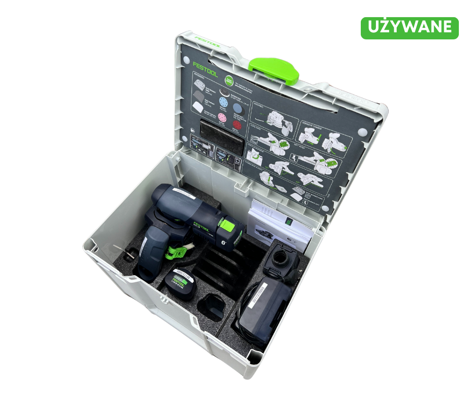 Festool Akumulatorowa szlifierka krawędziowa ES-ETSC 125 3,1 I-Plus - 576684 | UŻYWANE