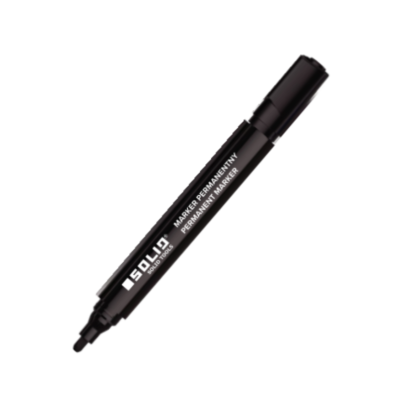 Marker Permanentny gruby czarny Solid 6694