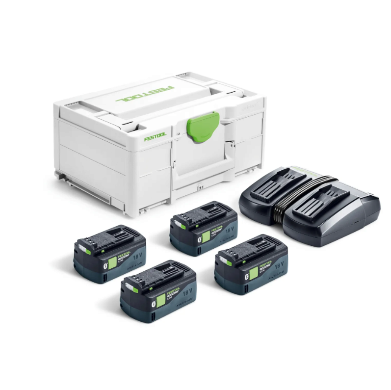 Festool Zestaw energii SYS 18V 4xHP5,0/TCL6 - 578681