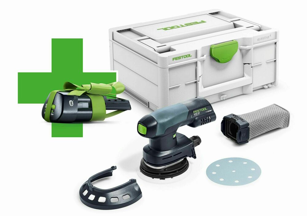 Festool Akumulatorowa szlifierka mimośrodowa ETSC 125-Basic-577030 + Akumulator BP 18 Li 3,0 Ergo I