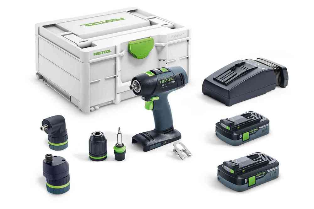 Festool Akumulatorowa wiertarko-wkrętarka T 18+3 HPC 4,0 I-Set - 576989