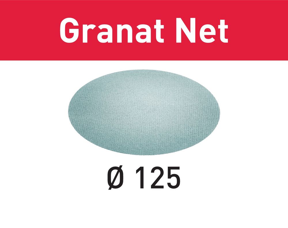 Festool Materiały ścierne z włókniny STF D125 P400 GR NET/50 Granat Net - 203302
