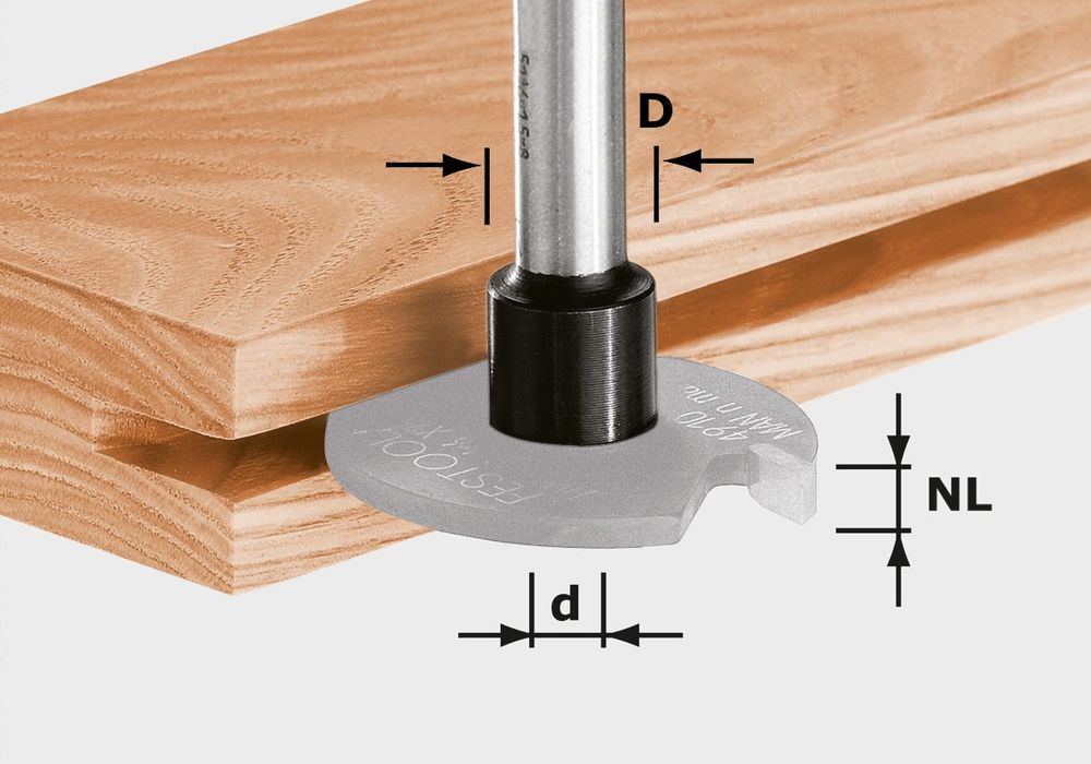 Festool Trzpień frezarski S8 1,5-5 D14 - 499805