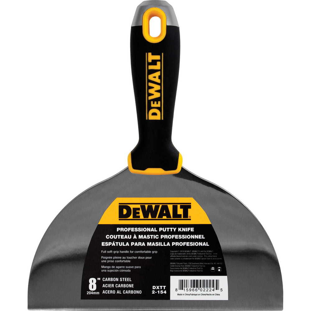 Szpachelka ze stali węglowej uchwyt Soft Grip DEWALT 8"  2-154