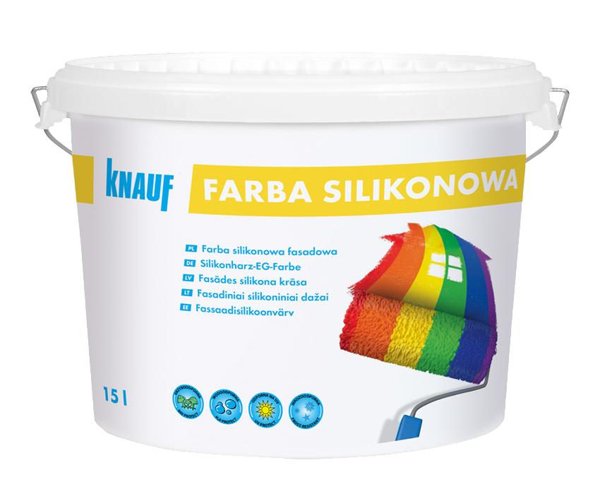 Knauf Farba silikonowa egalizacyjna 15 L do barwienia / Baza C