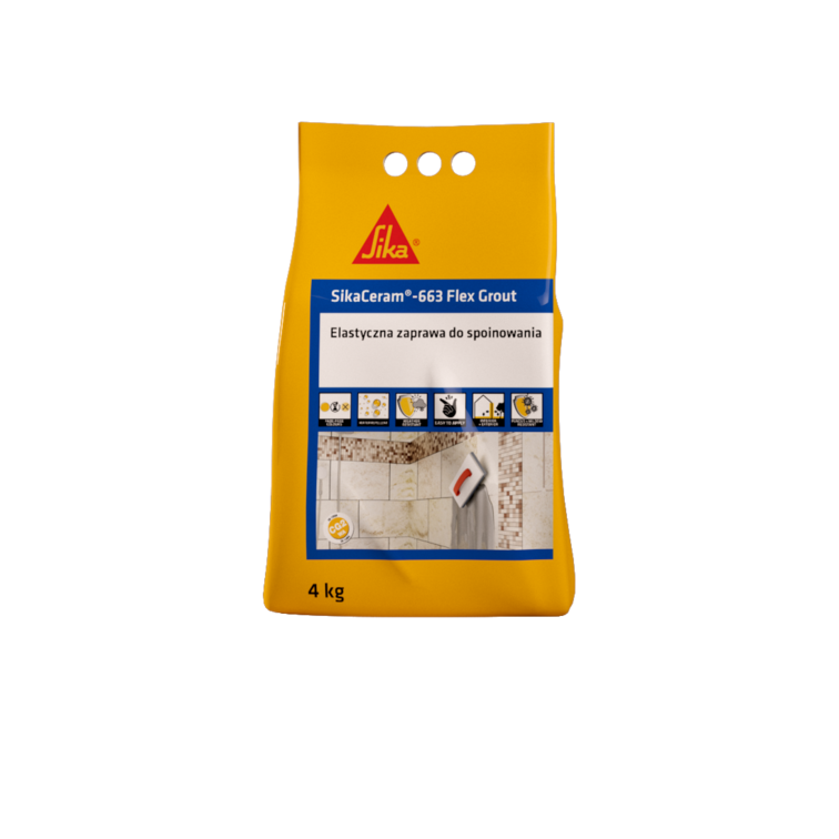 SikaCeram-663 FlexGrout Beżowy 4KG
