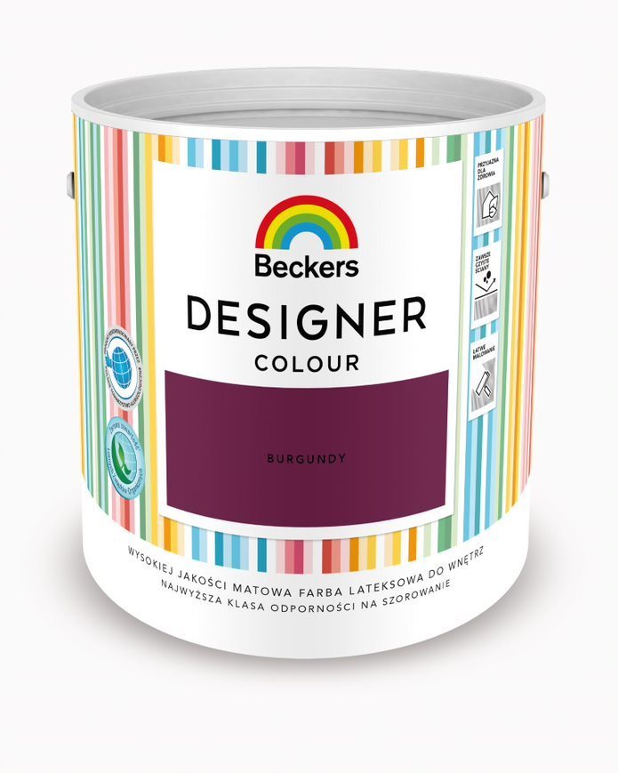 BECKERS DESIGNER COLOUR BURGUNDY 2,5L