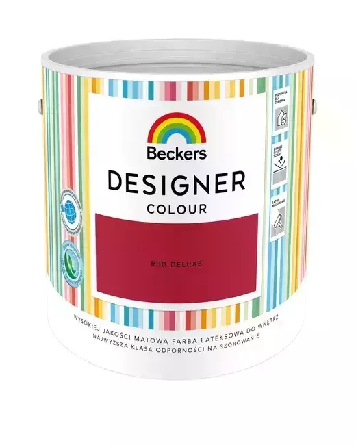 BECKERS DESIGNER COLOUR RED DELUXE 2,5L