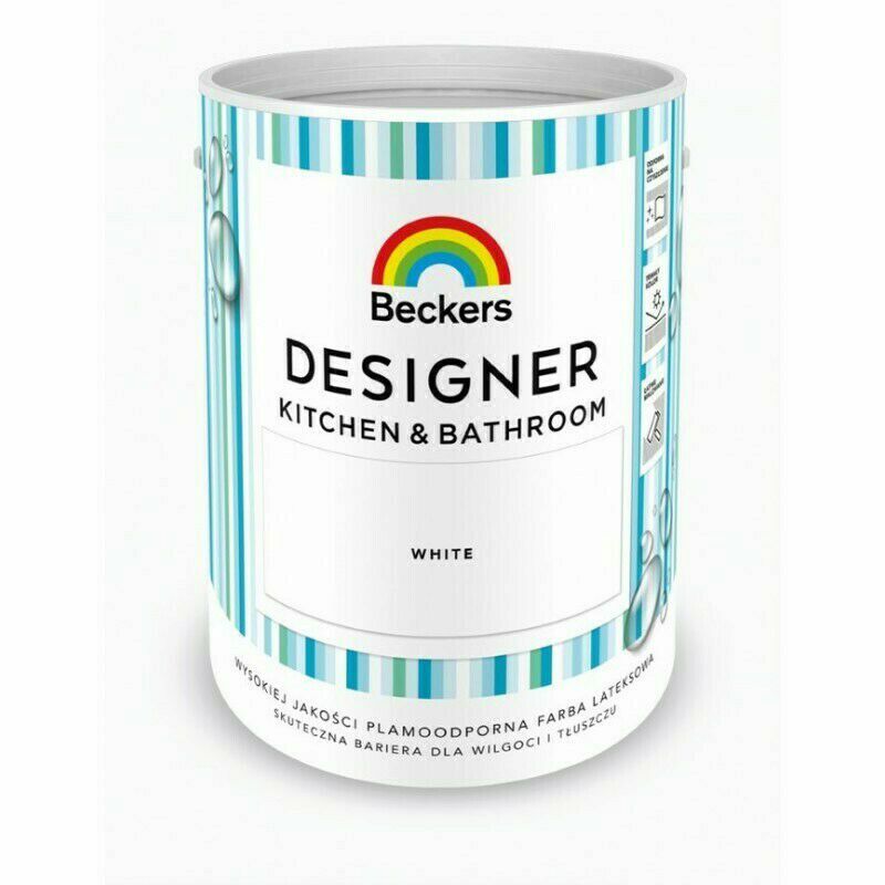 Beckers Designer Kitchen & Bathroom White 5L