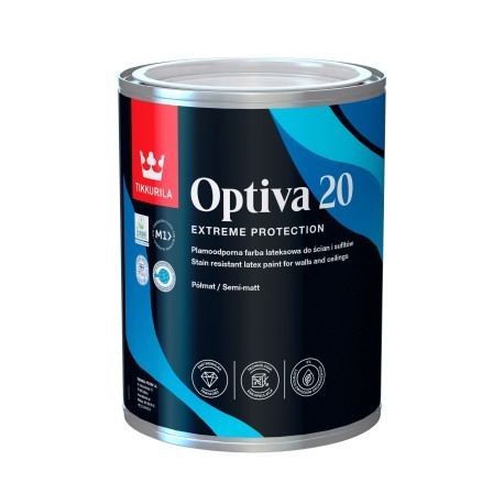 Tikkurila Optiva Semi mat  [20] a-0,9L