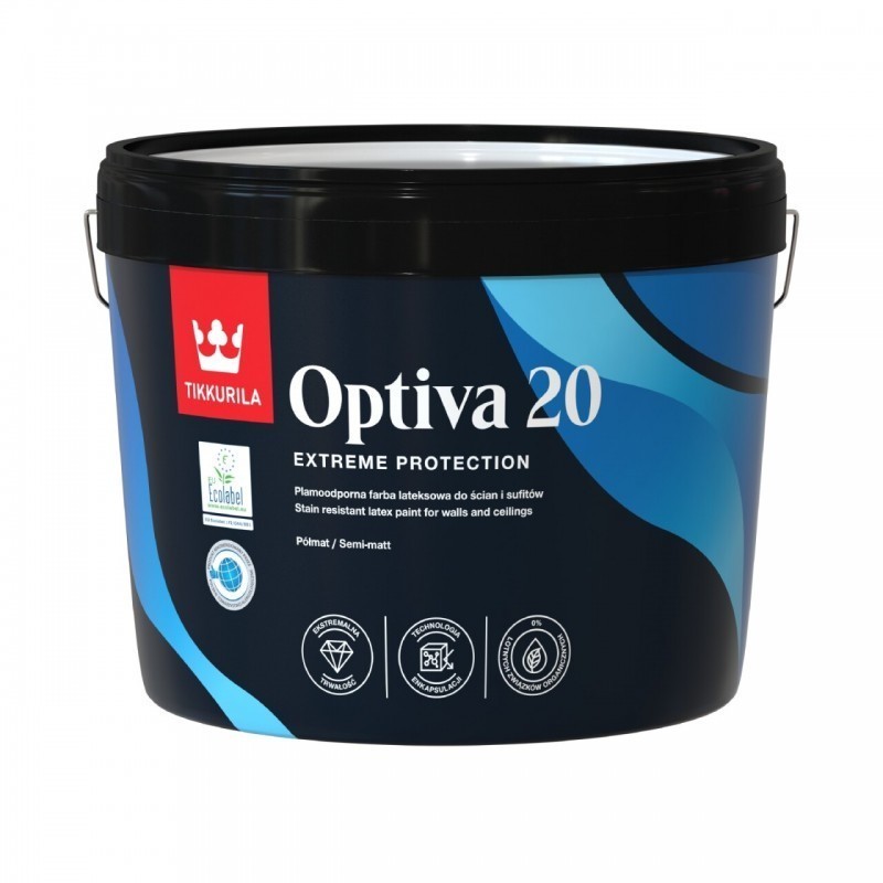 Tikkurila Optiva Semi mat  [20] c-9l