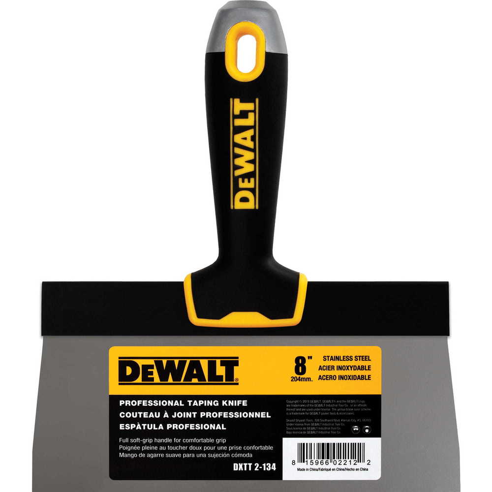 DEWALT 8" Szpachelka fasadowa ze stali nierdzewnej uchwyt Soft Grip 2-134 