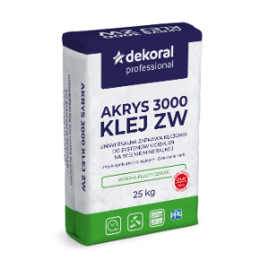Dekoral Professional Akrys 3000 Klej ZW- do systemu na wełnie mineralnej- biały-25 kg
