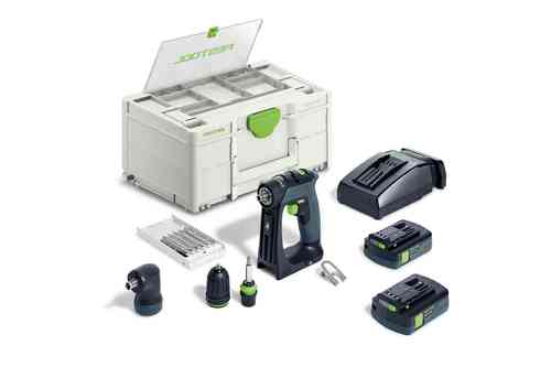 Festool Akumulatorowa wiertarko-wkrętarka CXS 18 C 3,0-Set - 576884