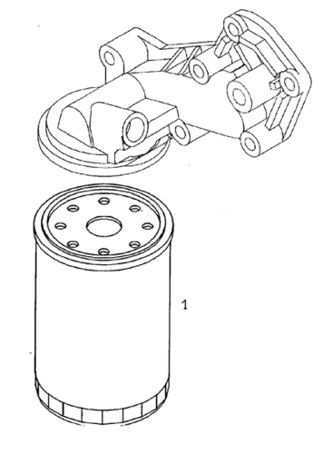 Filtr oleju Deutz F3L1011 - 1174417