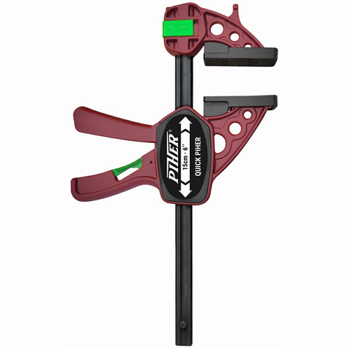 Ścisk stolarski Piher Quick 90 cm (moc 150 kg, ramię 8 cm, szyna 19x6,3 mm)
