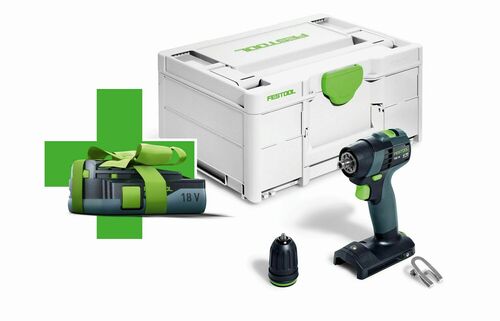 Festool Akumulatorowa wiertarko-wkrętarka TXS 18-Basic - 3,0 - 578064 + Akumulator BP 18 Li 3,0 C