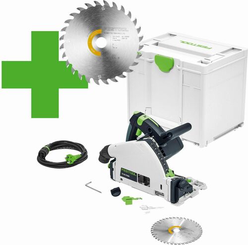 Festool Zagłębiarka TS 55 F-Plus Master Edition - 577843 + Tarcza pilarska WOOD UNIVERSAL HW 160x1,8x20 W28