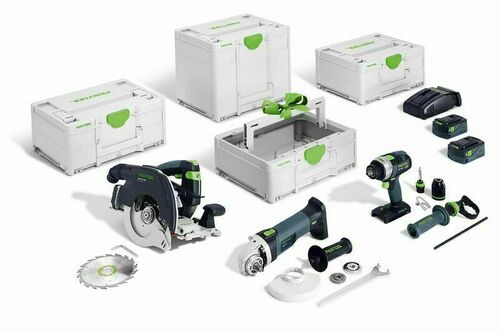 Festool Zestaw akumulatorowy Combo HKC 55/TPC 18/AGC 18/TB M 137 Ciesielski - 578025