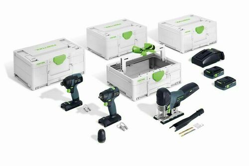 Festool Zestaw akumulatorowy Combo TID 18/TXS 18/PSC 420/TB M 137 Montażowy - 578026