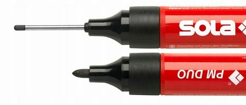 SOLA PM DUO Marker permanentny dwustronny cienki