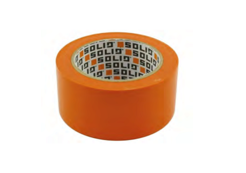 Taśma PVC Pomarańczowa 38mm x 33m - SOLID 5676