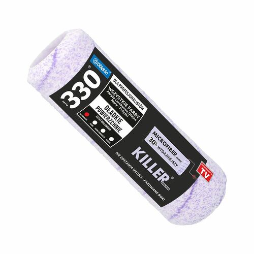 Wałek malarski KILLER MICROFIBER BLEND seria 330 18cm / 13mm Blue Dolphin
