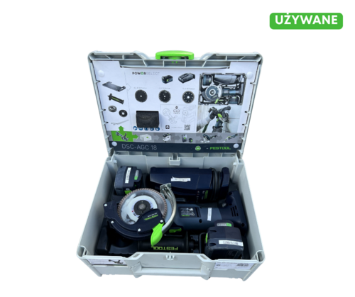 Festool Akumulatorowy system cięcia z osprzętem diamentowym DSC-AGC 18-125 FH 5,2 EBI-Plus - 576830 - Używany