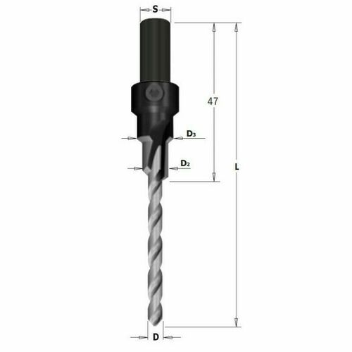 CMT Wiertło do konfirm. 7,0x50mmHS RH 515.050.31