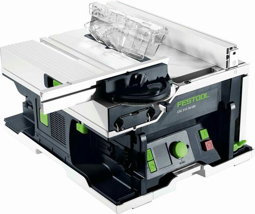 Festool Akumulatorowa stołowa pilarka tarczowa CSC SYS 50 EBI-Basic + Tarcza pilarska LAMINATE/HPL HW 168x1,8x20 TF 52 578200