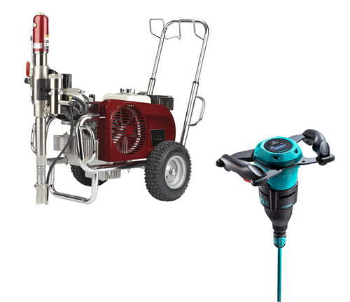 Agregat hydrodynamiczny Titan Speeflo POWRTWIN 6900 DI Plus + Mieszarka ręczna Collomix XQ 4 HF (1500 W)