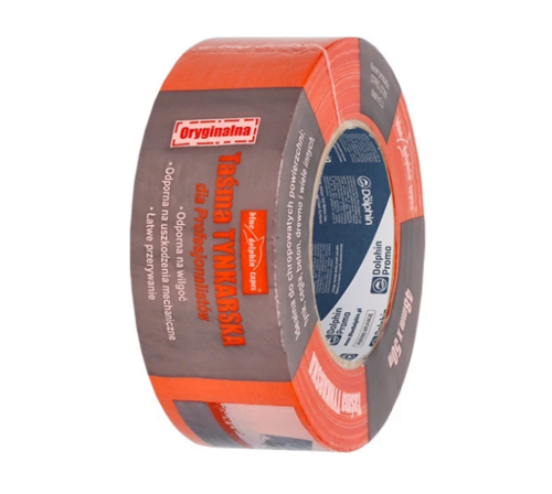 Taśma Tynkarska Blue Dolphin DT PR 38 mm x 50 m - pomarańczowa