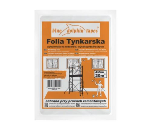 Folia Tynkarska 2m x 5m (10m2) Blue Dolphin