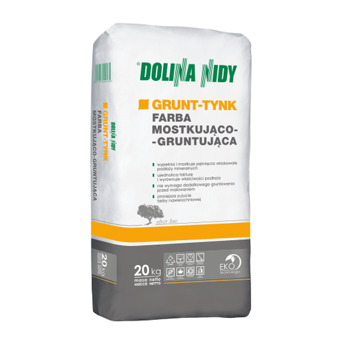 Grunt - Tynk / Farba mostkująco - gruntująca 20 kg - Dolina Nidy