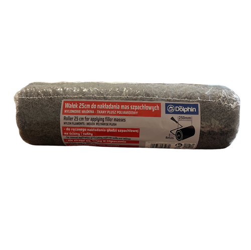 Wałek do nakładania mas szpachlowych 25 cm Blue Dolphin - nylonowe włókna