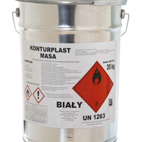 Masa chemoutwardzalna KONTURPLAST biała 35kg