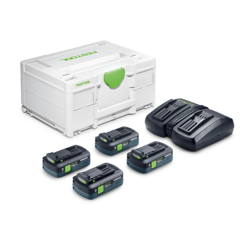 Festool Zestaw energii SYS 18V 4xTBX4/TCL6 - 578823
