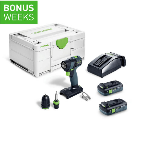 Festool Akumulatorowa wiertarko-wkrętarka TXS 18 TBX 4,0 I-Plus - 579347