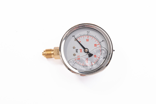 Manometr ciśnienia wody 0-10 bar, gwint zewnętrzny 1/4" (cala)