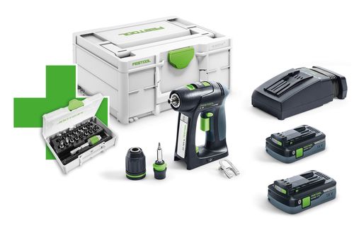 Festool Akumulatorowa wiertarko-wkrętarka C 18 HPC 4,0 I-Plus P21 - 577187