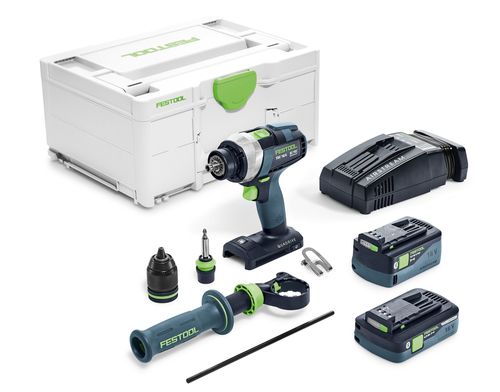 Festool Akumulatorowa wiertarko-wkrętarka TDC 18/4 5,2/4,0 I-Plus-SCA QUADRIVE - 576766