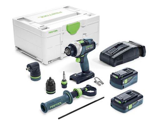 Festool Akumulatorowa wiertarko-wkrętarka TDC 18/4 5,2/4,0 I-Set-SCA QUADRIVE - 575603