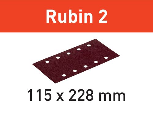 Festool Arkusze ścierne STF 115X228 P60 RU2/50 Rubin 2 - 499031
